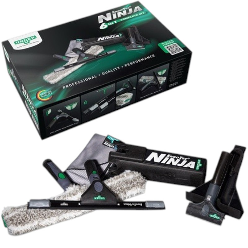 Unger® Complete ErgoTec Ninja 6-in-1 Kit